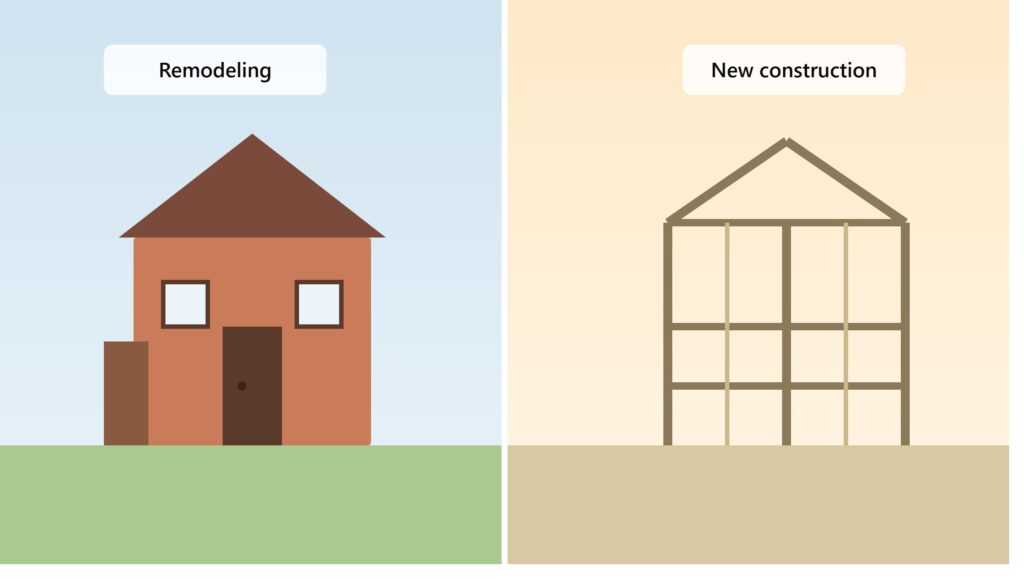 Remodeling vs New Construction: What's the Real Difference?